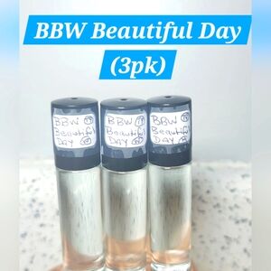 BBW Beautiful Day (W) Type - 1/3 Oz. Scented Body Oil (3pk)